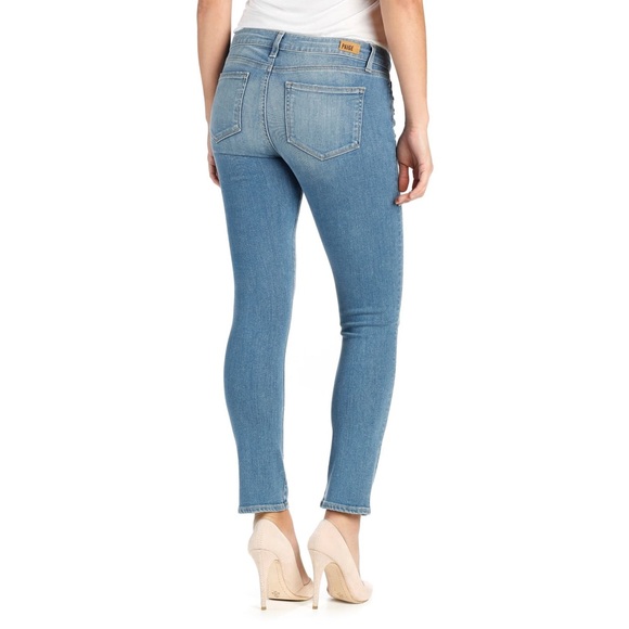 Paige 'Skyline' Ripped Ankle Peg Skinny Jeans 27